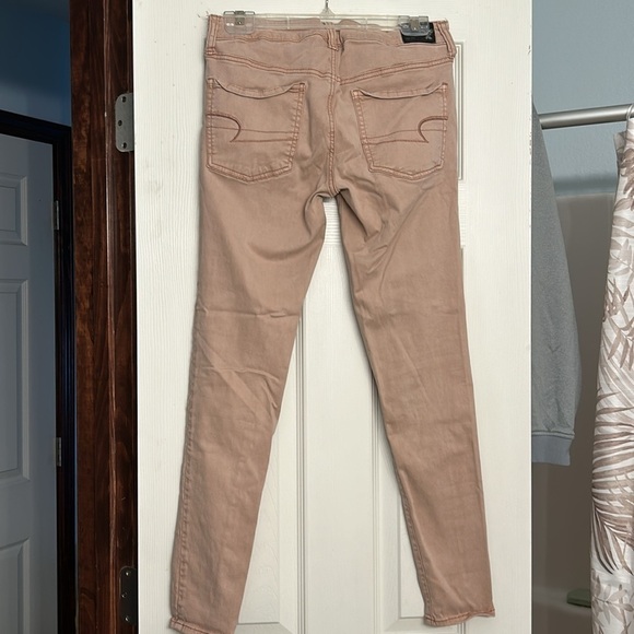American Eagle Outfitters Light Pink Super Stretch Jeggings 6 - Picture 4 of 6